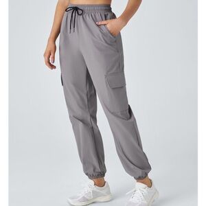 HALARA Women's Gray Cargo Joggers